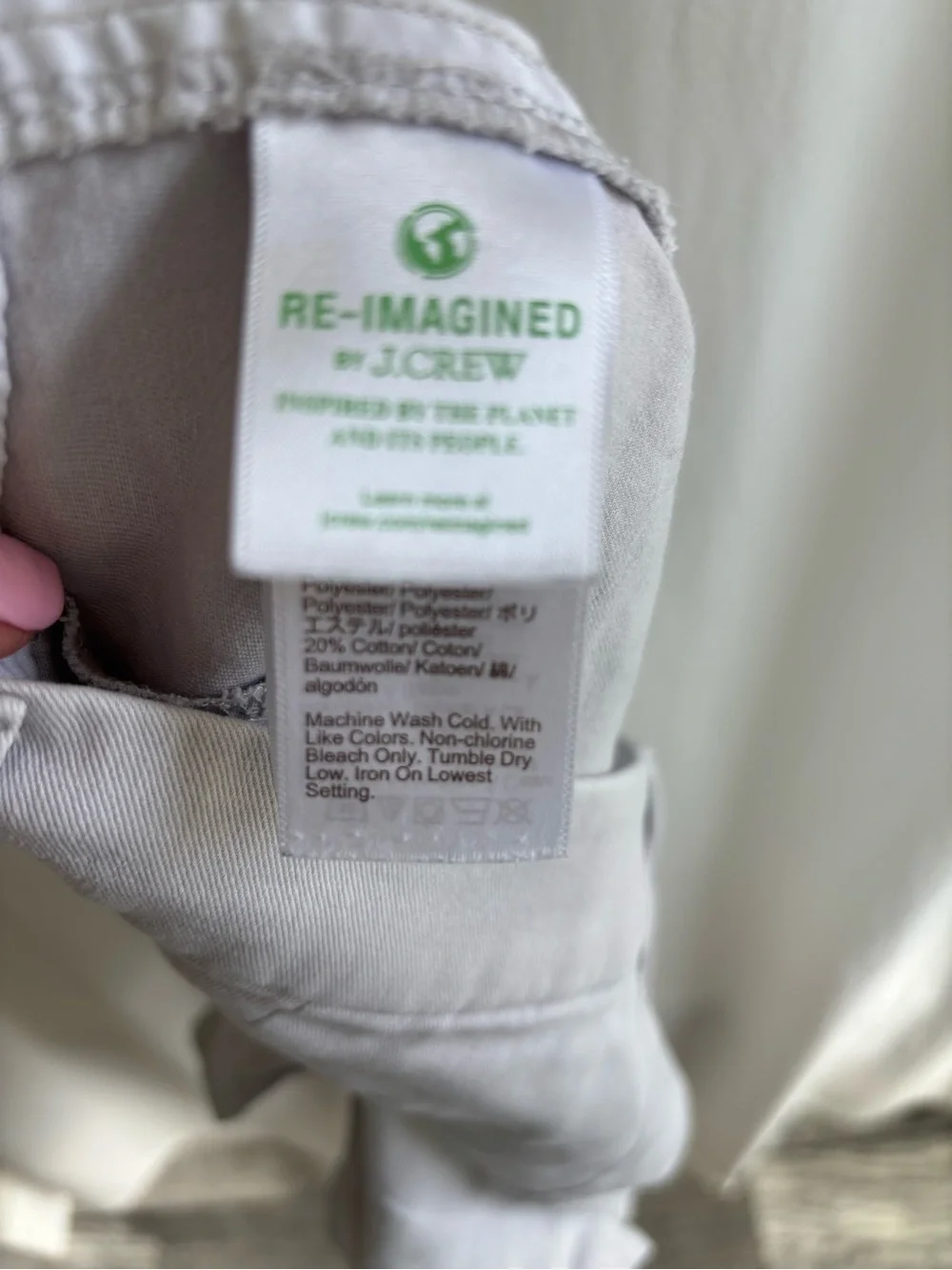 J. Crew Light Gray Women's Bermuda Shorts